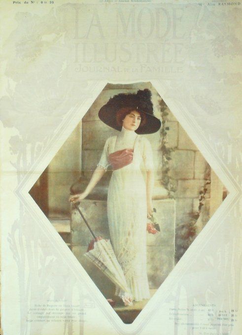 Journal Mode illustrée 1911 # 34 Robe de ceremonie