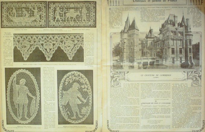 Journal Mode illustrée 1911 # 34 Robe de ceremonie