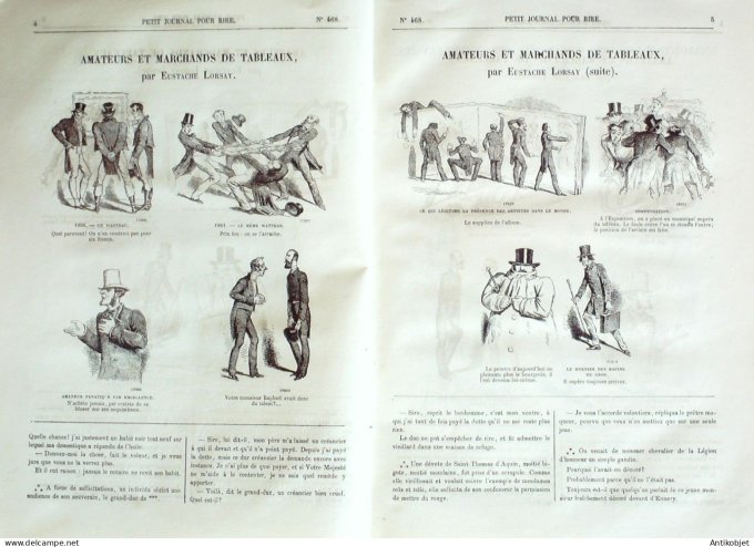 Petit journal pour Rire 1864 # 468 La Photographie Grevin