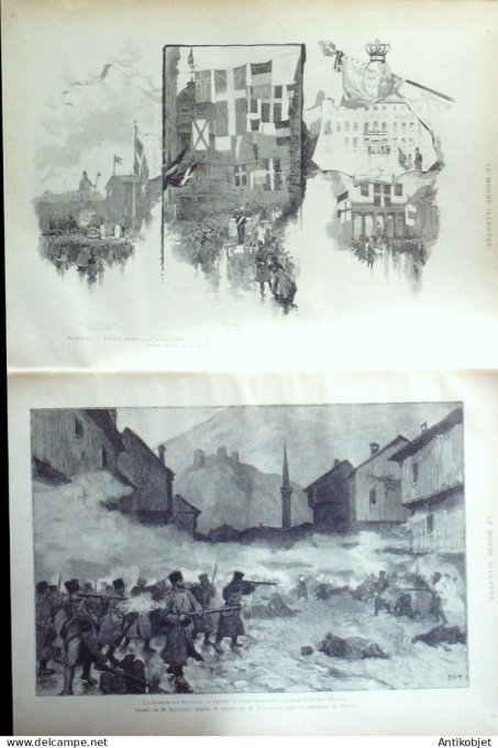 Le Monde illustré 1886 n°1501 Portugal Pena château Danemark Copenhague