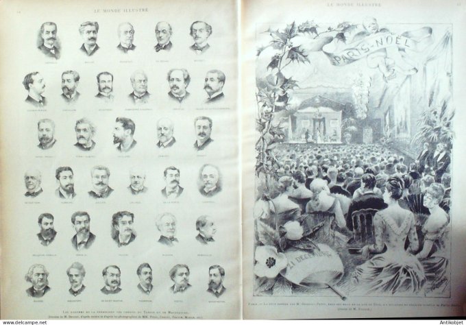 Le Monde illustré 1886 n°1501 Portugal Pena château Danemark Copenhague