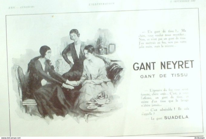 Publicité Lingerie Neyret 1930