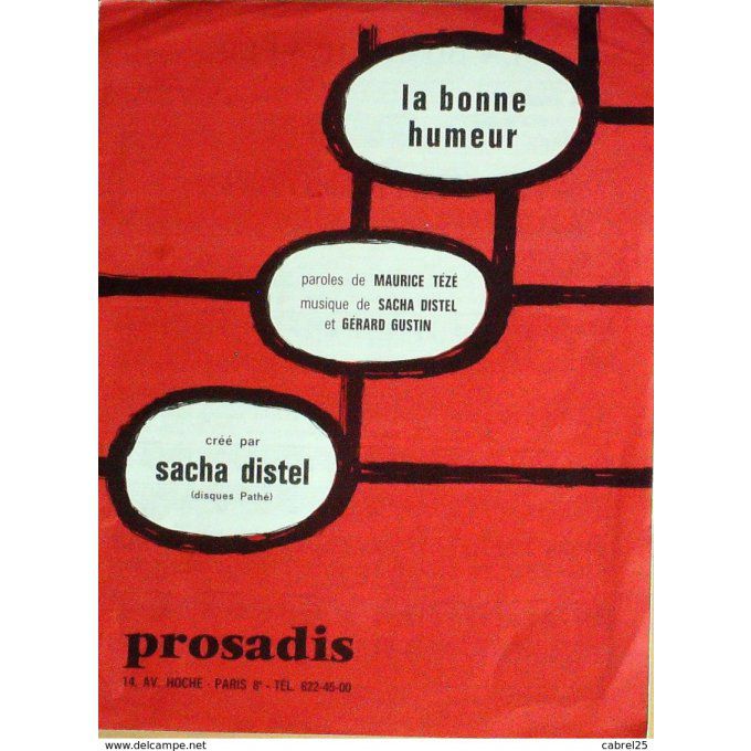 DISTEL SACHA-LA BONNE HUMEUR-1968