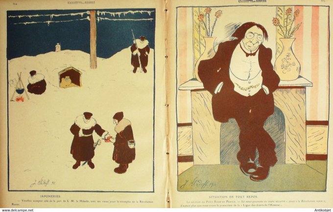 L'Assiette au beurre 1909 # 428 Les fricoteuses Grandjouan
