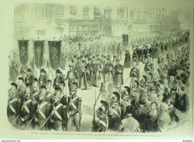Le Monde illustré 1869 n°652 Bordeaux (33) Tourcoing (59) Aubervilliers (93) Madagascar