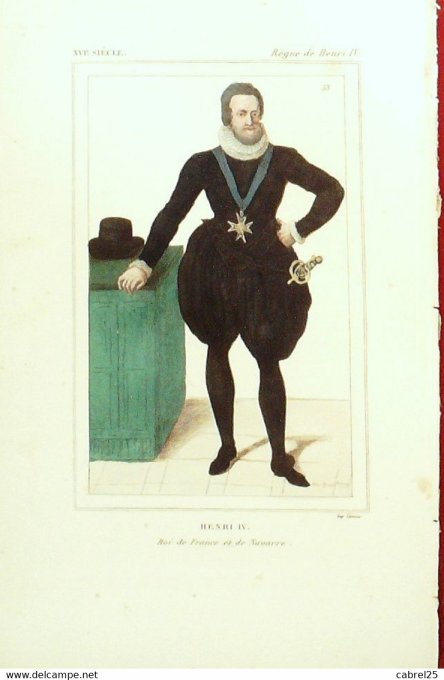 Henri Iv Roi De France Et De Navarre 16ème 1852