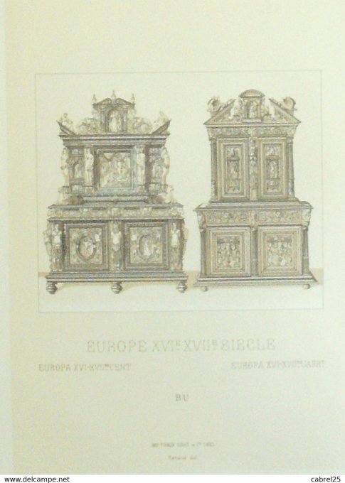 Objet Buffet le cabinet et renaissance d'apparat