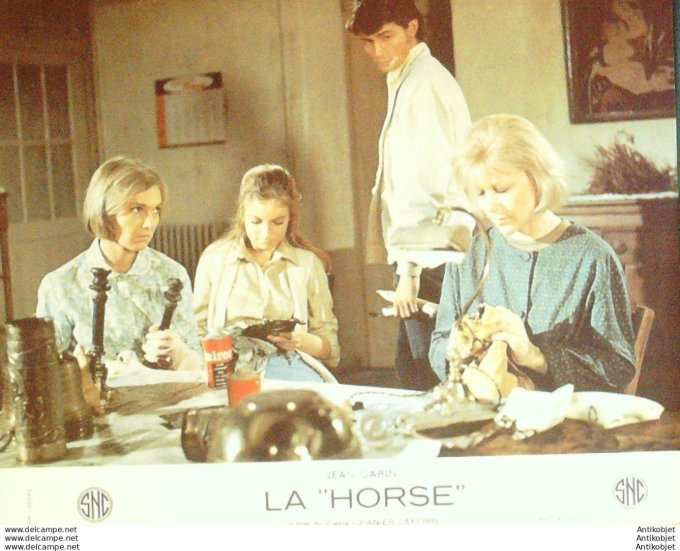 La Horse Gabin Jean PAQUIN Orlane (photo d'exploitation du film 13) 1970