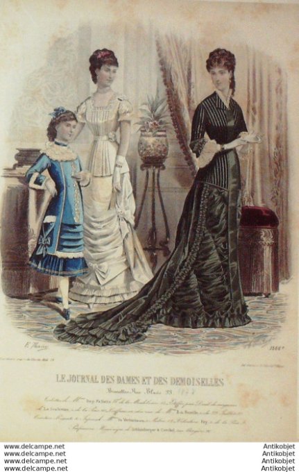 Journal des Dames Demoiselles 1878 # 1566 (Maison Day-Fallette)