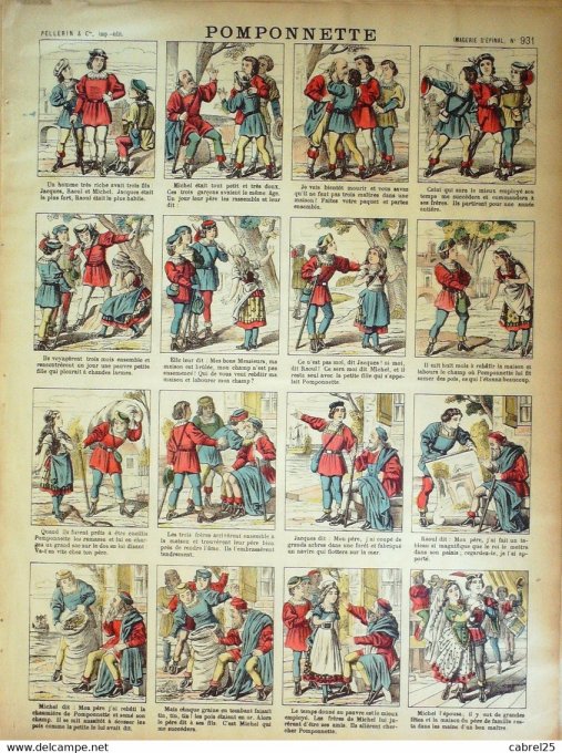 Pomponnette  (Pellerin d'epinal)