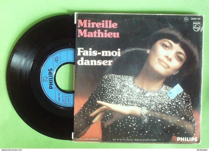 Mathieu Mireille 45T SP Fais-moi danser 1975