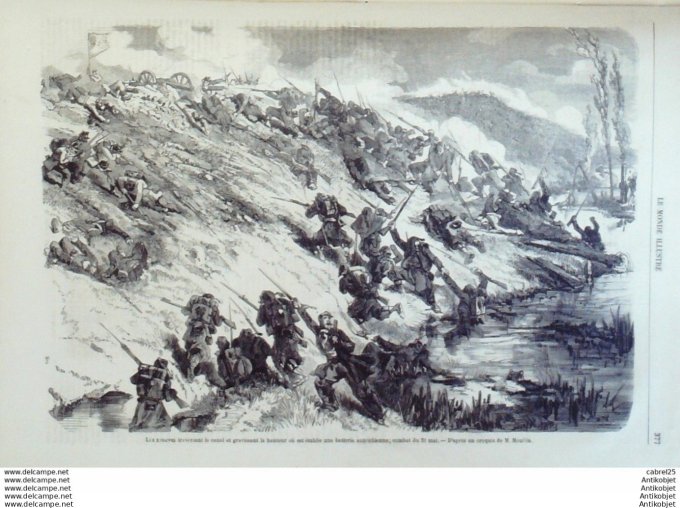 Le Monde illustré 1859 n°113 Italie Palestro Come Venzaglio Busca Le Vesinet (92)