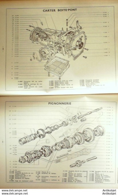 R.T Automobile Renault Dauphine procédé Graph O start 125 # 1956