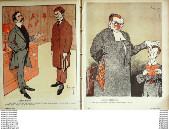 L'Assiette au beurre 1907 # 337 Les hommes d'ordre Poncet Paul