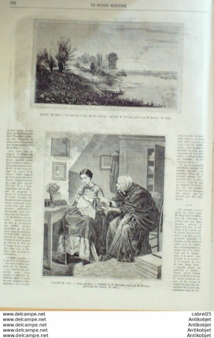 Le Monde illustré 1859 n°113 Italie Palestro Come Venzaglio Busca Le Vesinet (92)