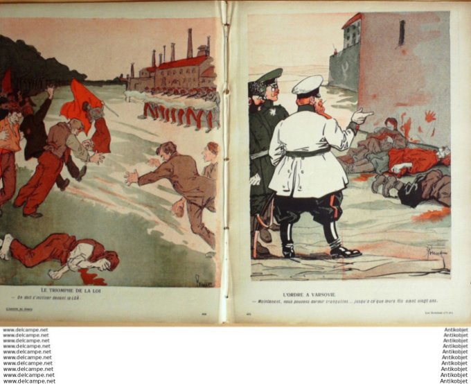 L'Assiette au beurre 1907 # 337 Les hommes d'ordre Poncet Paul