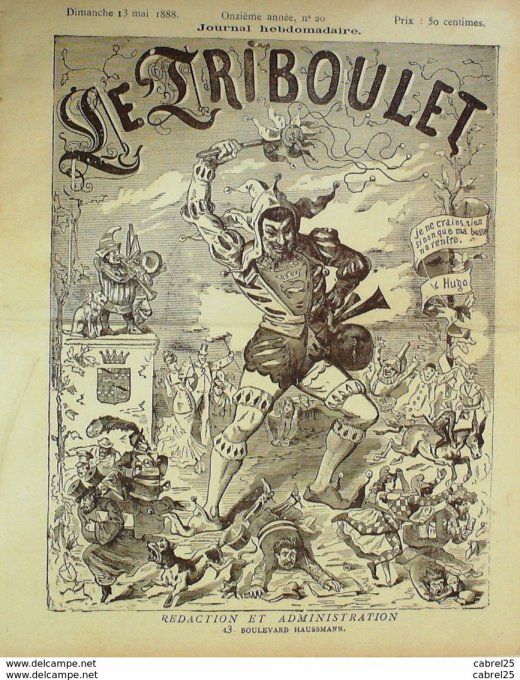 Le Triboulet 1888 n°20 SEMEN CHASSEZAC GRELOT BLASS TIQUITOC
