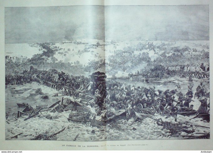 Soleil du Dimanche 1897 n°31 Bérésina Uniformes de Guillaume II Singapour