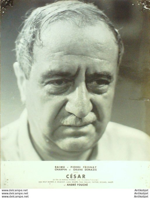 César Raimu (Photo De Presse Gaumont Bruxelles 3) 1936