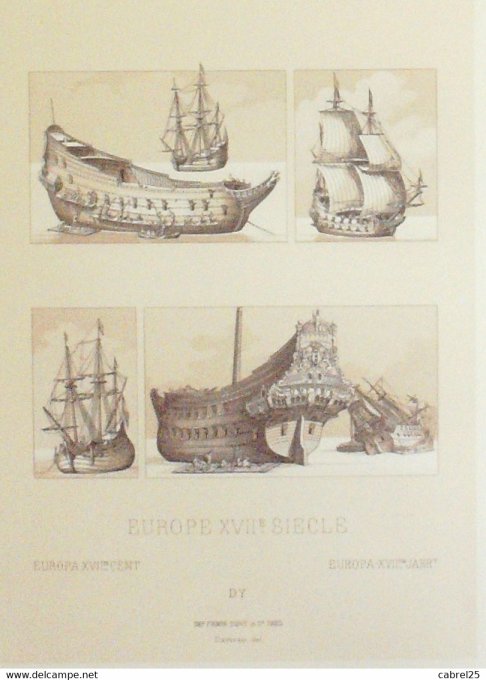 Objet Vaisseau navire de guerre trois mats