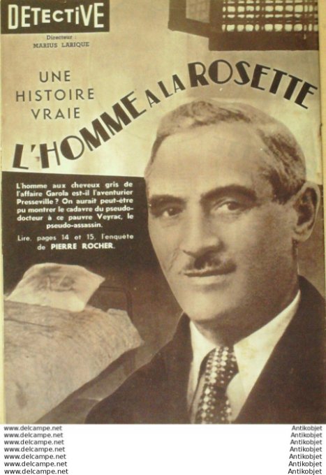 Détective 1939 # 546 Grasse Lille Jesse James Odette Melma