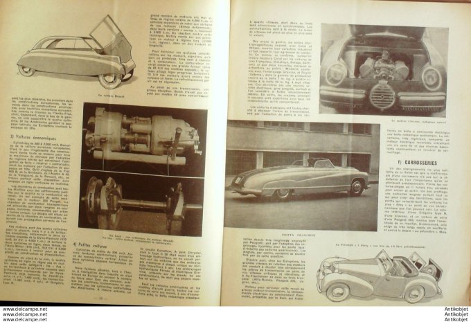 R.T Automobile Hotchkiss 13cv 864 Disques Rétroflex 31 # 1948