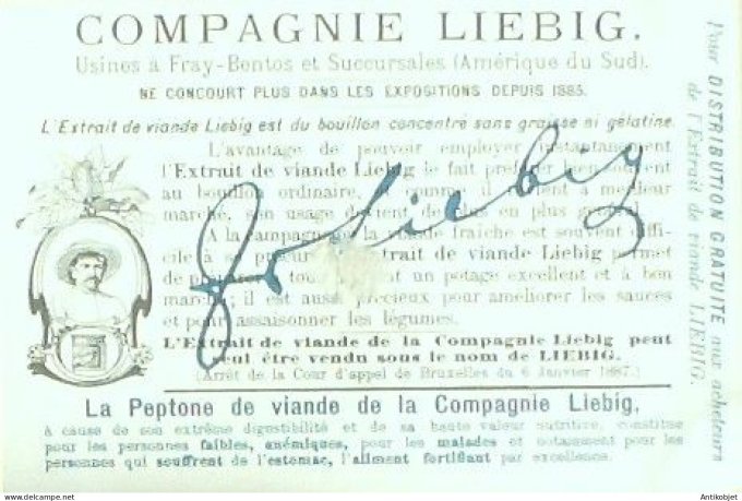 Chromo Liebig Sang  715 Culture du tabac a Sumatra I (1902)
