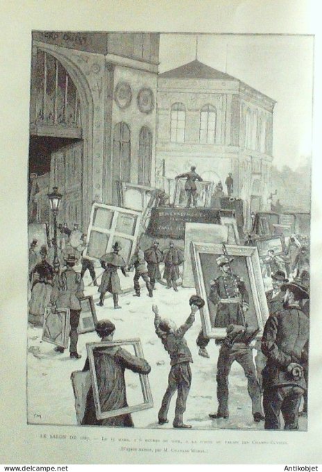 Le Monde illustré 1886 n°1565 Egypte Caire Kasr-el-Noussah Italie Ligurie séisme