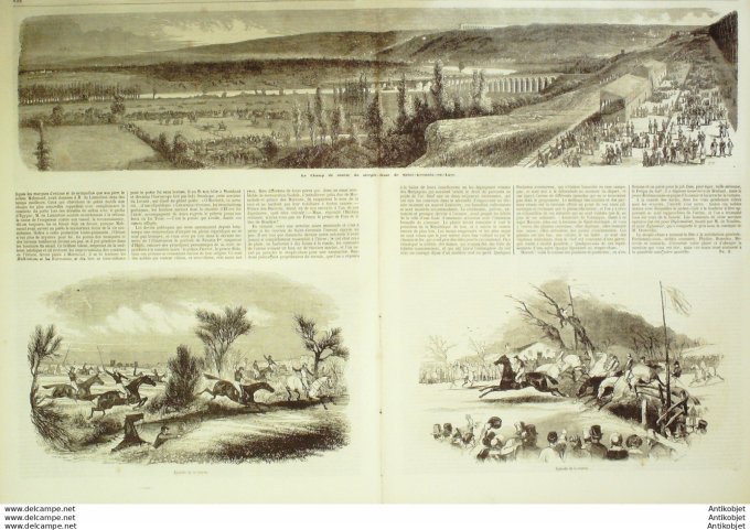 L'Illustration 1849 n°349 Espagne MULHOUSE (68) ST GERMAIN en LAYE (78) AIX en PROVENCE (13)