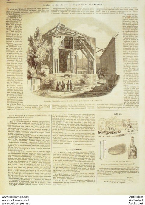 L'Illustration 1849 n°349 Espagne MULHOUSE (68) ST GERMAIN en LAYE (78) AIX en PROVENCE (13)
