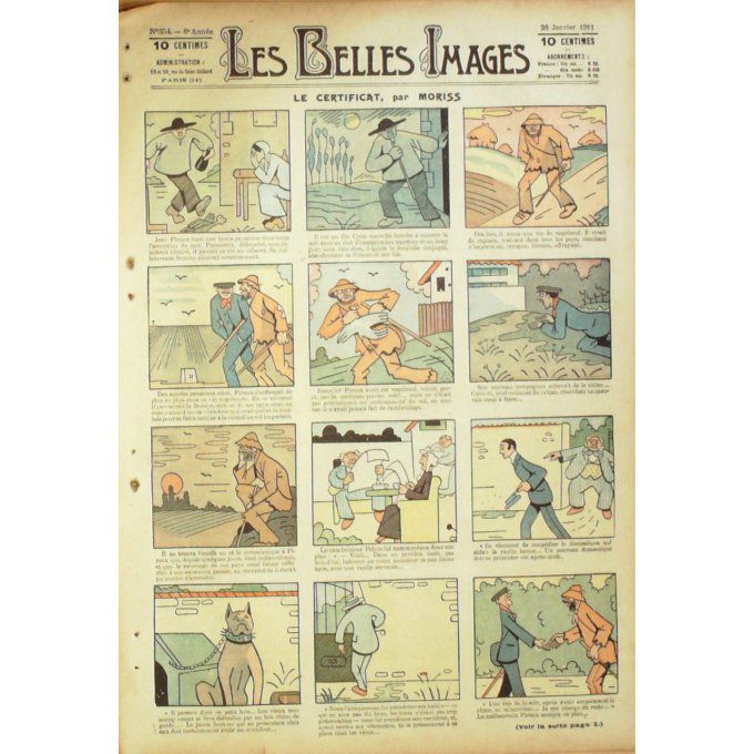 Les belles images 1911 n° 54