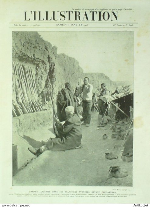 L'illustration 1905 n°3228 Japon Port-Arthur Ta-Ché-Kiao Maroc Sultan Abd-El-Aziz affaire Syveton