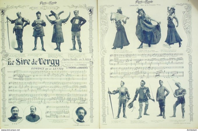 Paris qui chante 1903 #16 Bonnaud Allems Devassy Brasseur Anno Tariol