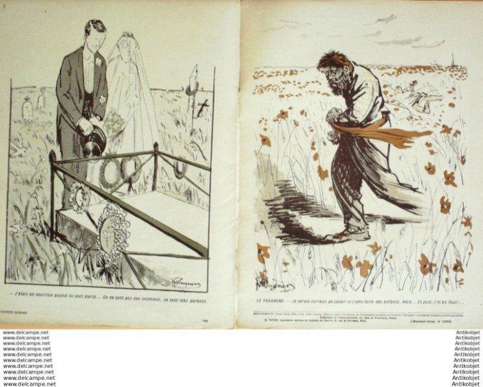 L'Assiette au beurre 1908 # 378 Les voix du sang Wagner