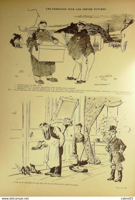 Le Rire 1906 n°173 Avelot Villemot Nob Métivet Meunier Mirande Guillaume Iris