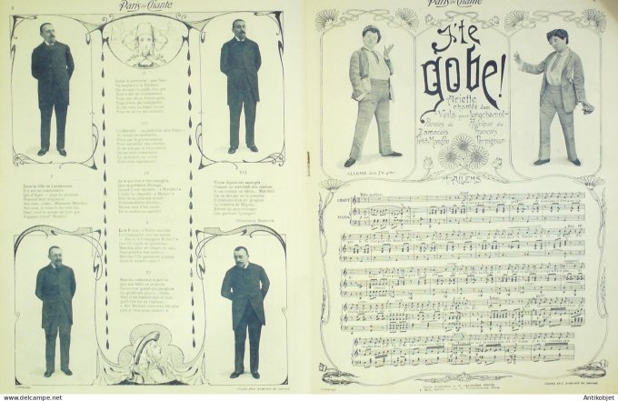 Paris qui chante 1903 #16 Bonnaud Allems Devassy Brasseur Anno Tariol