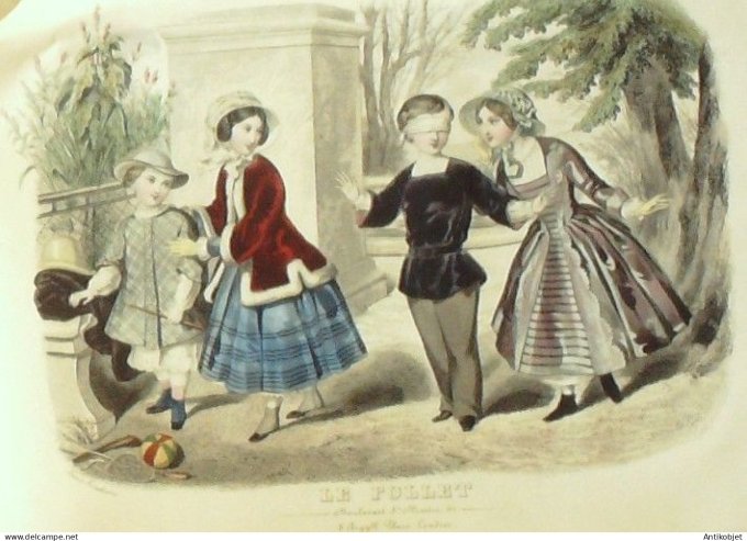 Le Follet 1840 # 481 Costumes d'enfants