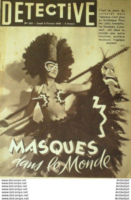 Détective 1940 # 583 Nanterre Chili Viconte Ru