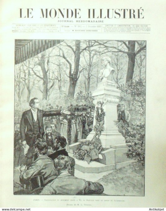 Le Monde illustré 1892 n°1862 Chine Tonkin mines Arles St-Rémy Aix St-Trophime Montmajour (13)