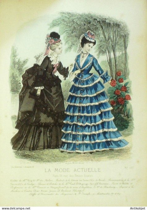 La Mode actuelle 1852 # 157 (Maison Lévy)