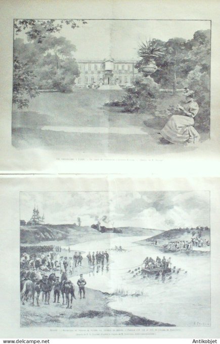 Le Monde illustré 1893 n°1899 Moscou Karachovo général Doukonine Albanie Scutari Aire-sur-la-Lys (62