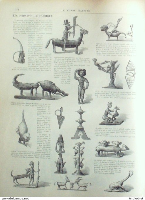 Le Monde illustré 1892 n°1862 Chine Tonkin mines Arles St-Rémy Aix St-Trophime Montmajour (13)