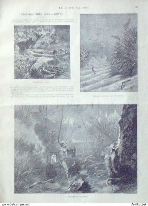 Le Monde illustré 1893 n°1899 Moscou Karachovo général Doukonine Albanie Scutari Aire-sur-la-Lys (62