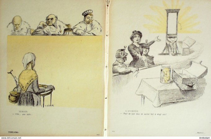 L'Assiette au beurre 1903 n°123 Magistrats affaire Humbert Willette