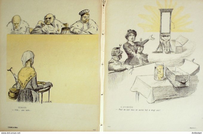 L'Assiette au beurre 1903 # 123 Magistrats affaire Humbert Willette