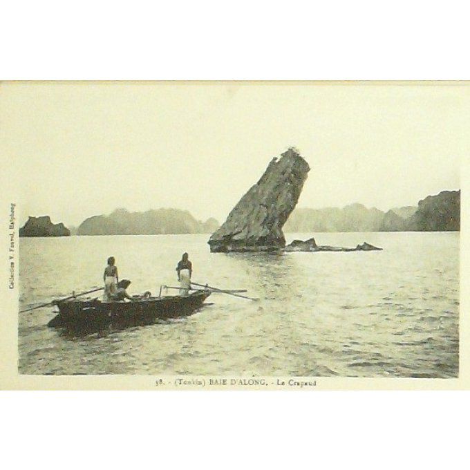 Cpa Chine Tonkin Baie D'along Le Crapaud 1920