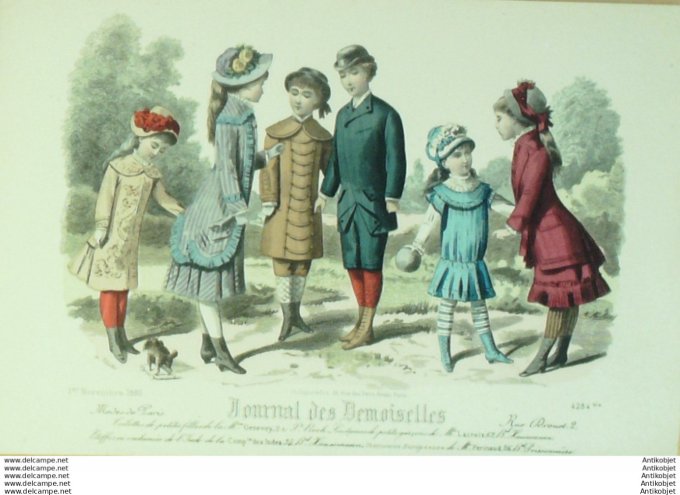 Journal de Demoiselles 1880 # 4284b (Maison Genevoy)