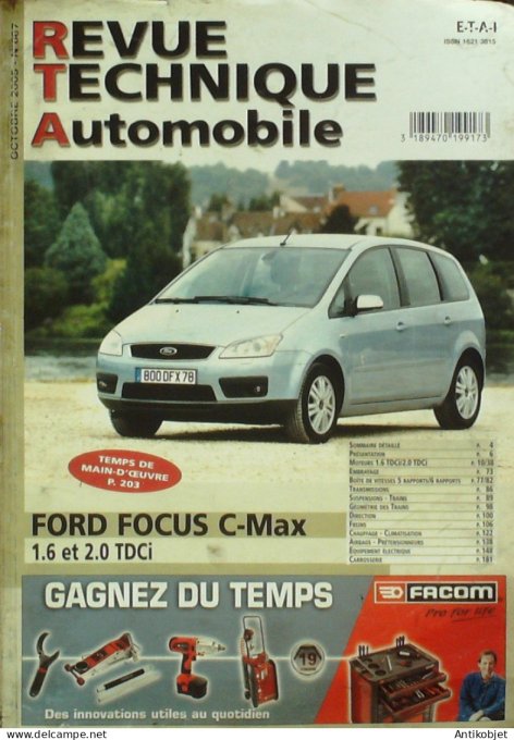 Revue Tech. Automobile 2005 n°687 Ford Focus C-Max
