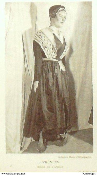 Auvergne-Rhône-Alpes Cantal (15) Berger  par Ch.Massin XXème