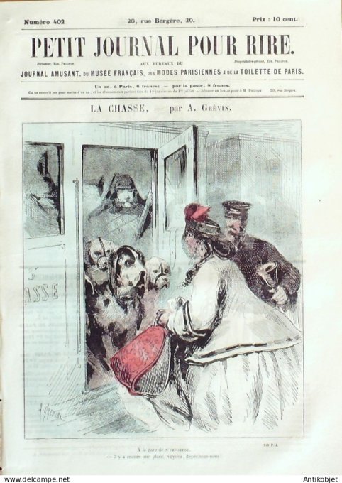 Petit journal pour Rire 1862 # 402 Les gamins de Paris Jacquier